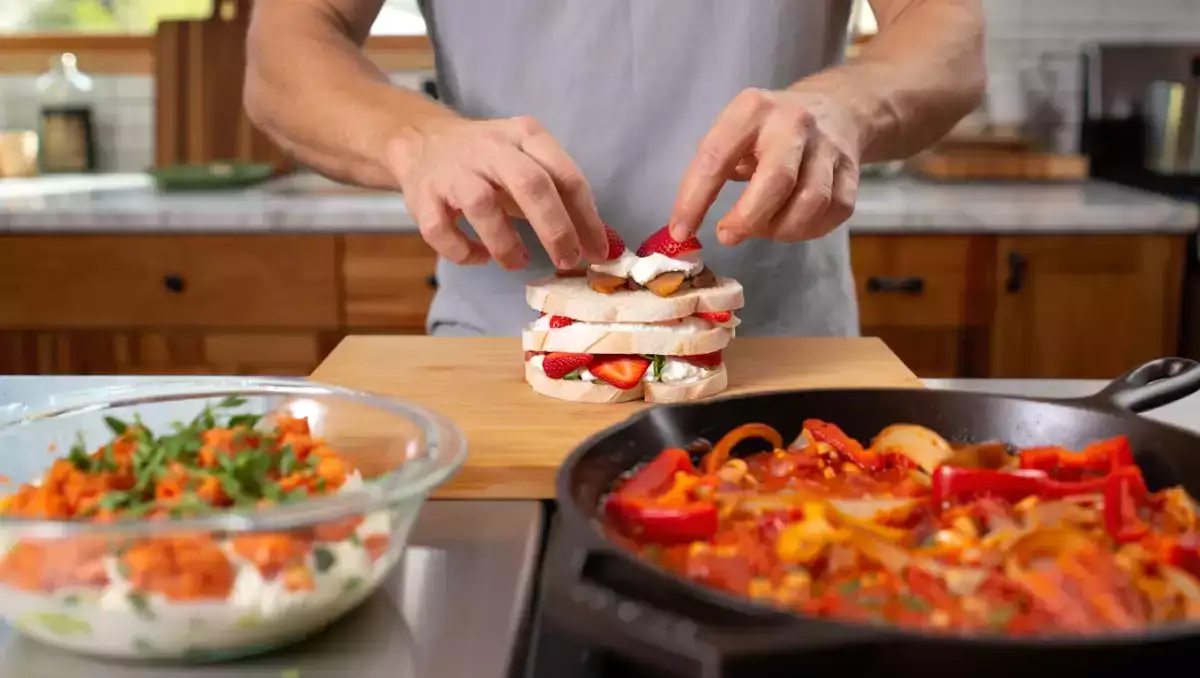 Menu du jour, 2 août : une entrée fraîche, un plat coloré et un dessert japonais irrésistible