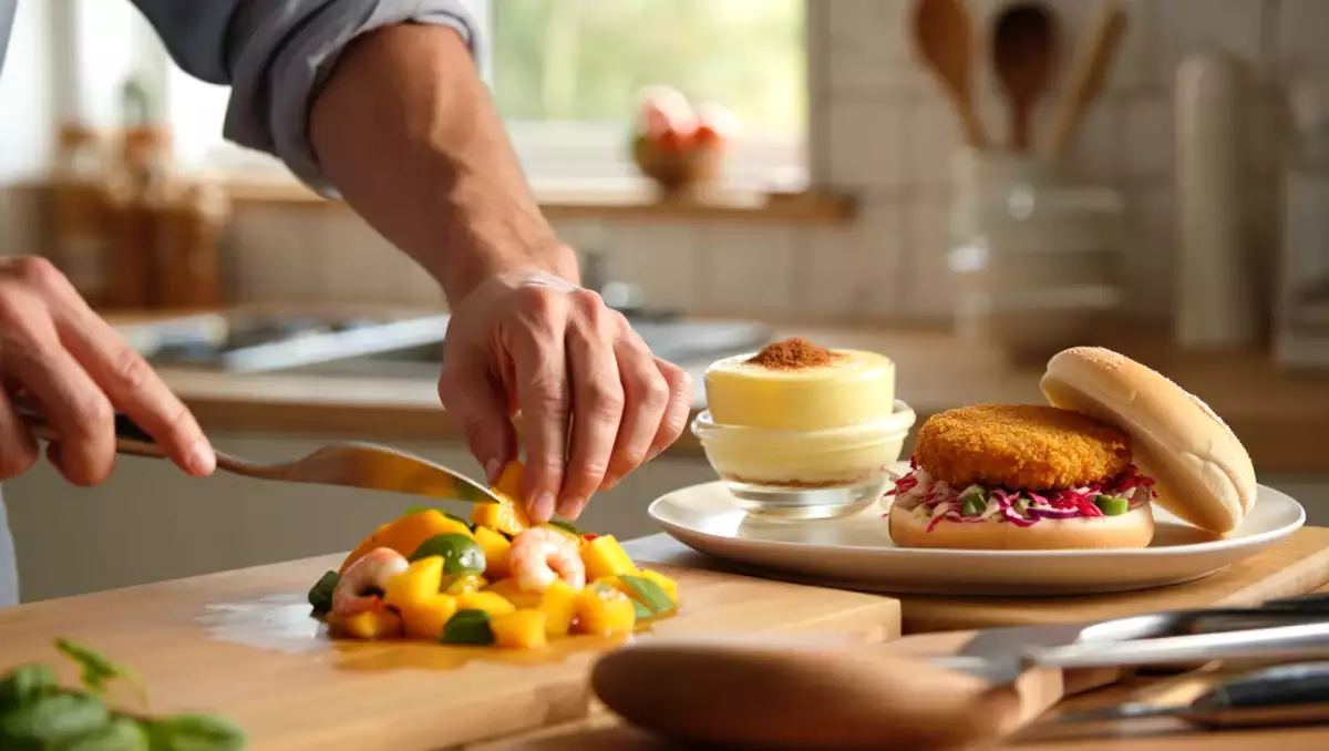 Menu du jour, 8 août : une salade fraîche, un burger coréen croustillant et un dessert brésilien crémeux