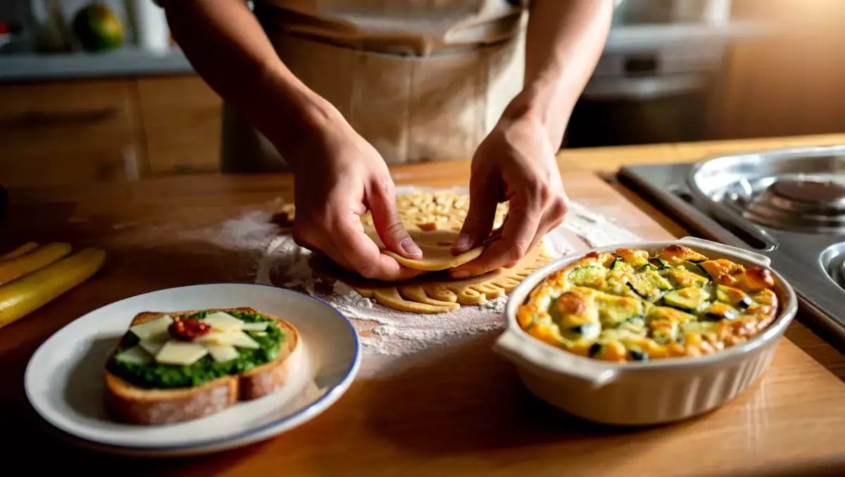 Menu végétarien, 21 août : toasts colorés, clafoutis savoureux et biscuits réconfortants