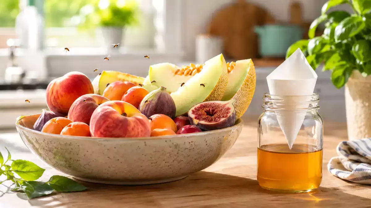 Adieu les moucherons : le remède naturel et ultra-simple pour protéger les fruits d'été sans produits chimiques
