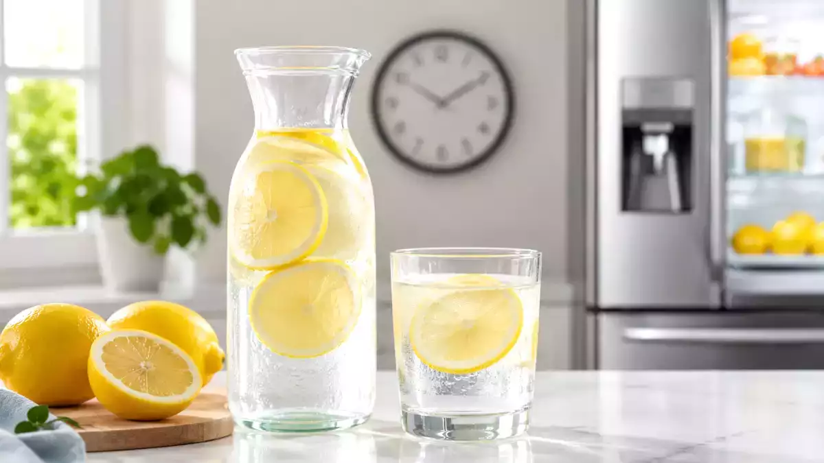 Vous préparez votre eau citronnée à l'avance ? Voici après combien d'heures il vaut mieux ne plus la boire
