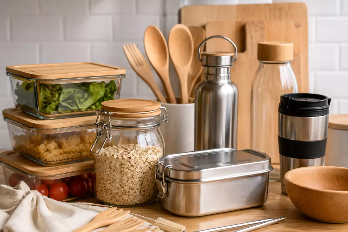 Bois, verre, inox : pourquoi nos cuisines abandonnent peu à peu le plastique