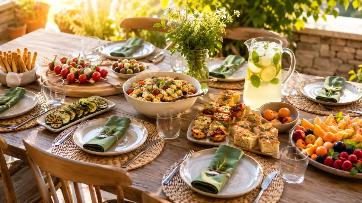 Apéro dinatoire pour 6 personnes : le menu facile, les bonnes quantités et ce qu’on peut préparer à l’avance !