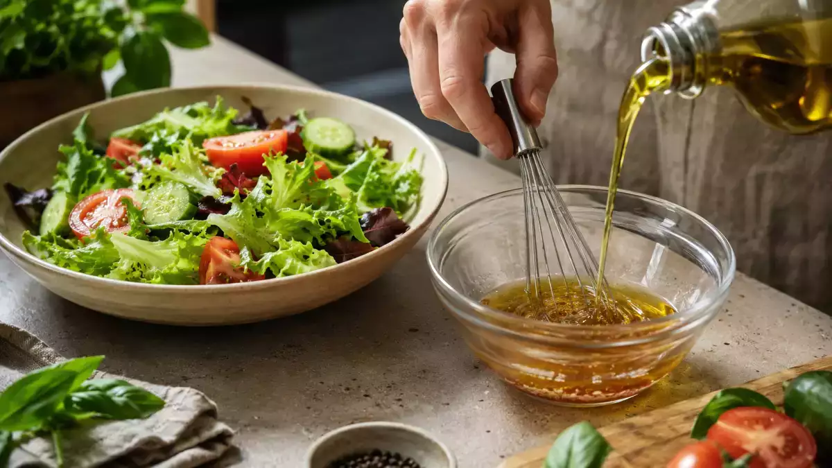 Le bon ordre pour assaisonner une salade sans la noyer ni la ramollir