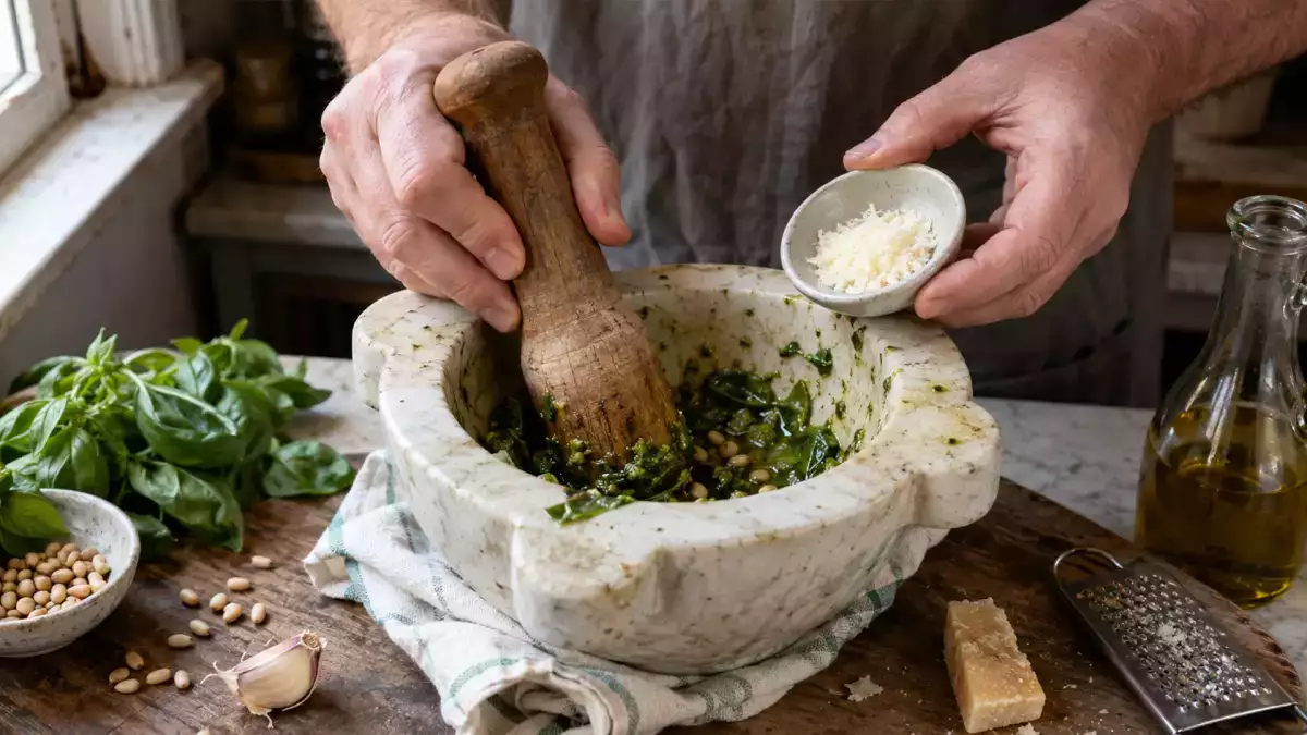 Le geste anti-gaspi qui rend un pesto beaucoup plus savoureux