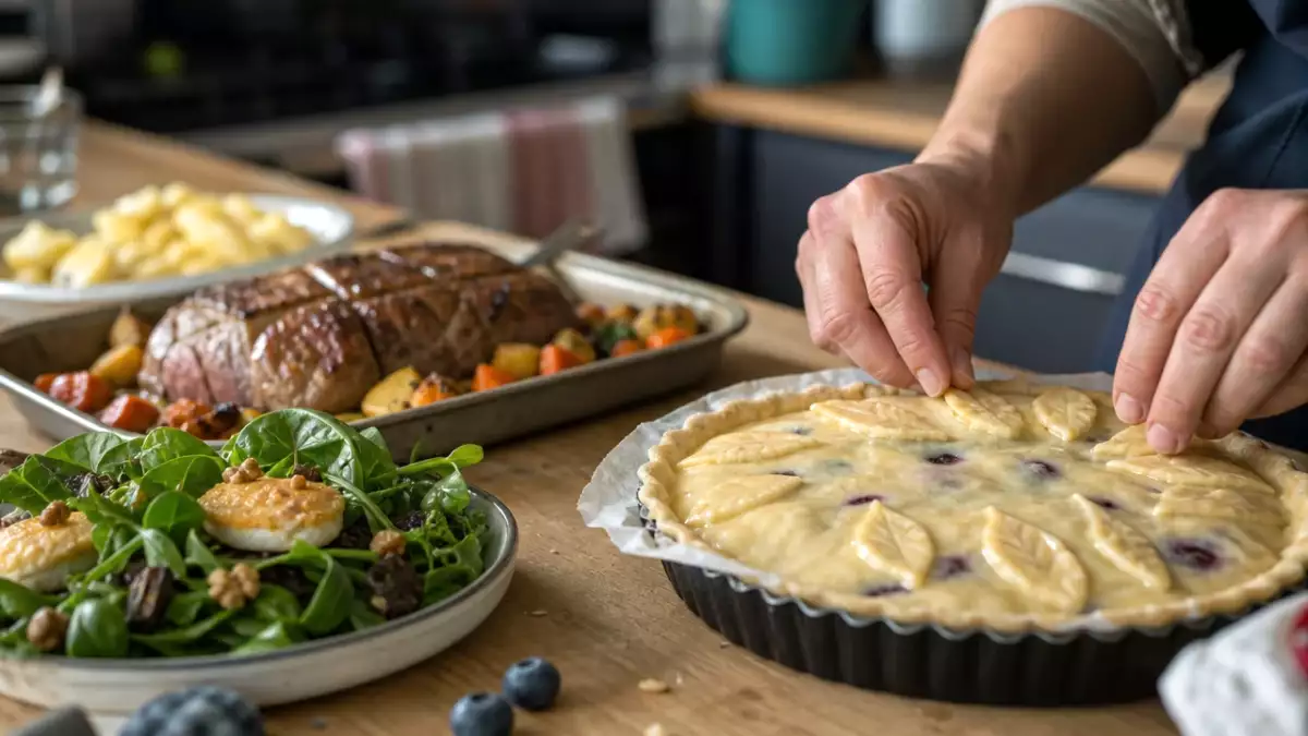 Menu du jour, 24 septembre : salade de mâche, rôti de palette à la bière et tourte des Pyrénées aux myrtilles
