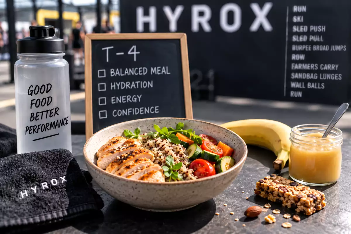 Que prendre 4 heures avant un Hyrox : repas et encas simples et sûrs pour arriver prêt le jour J