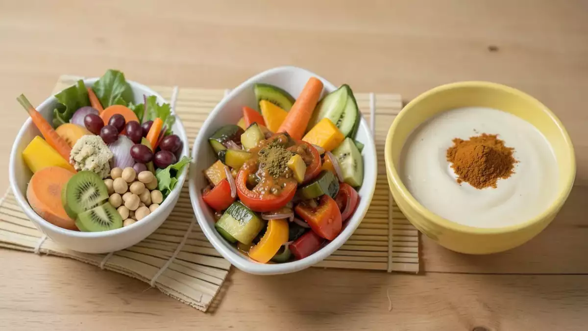 Menu végétarien, 14 octobre : une explosion de saveurs avec des légumes et fruits frais