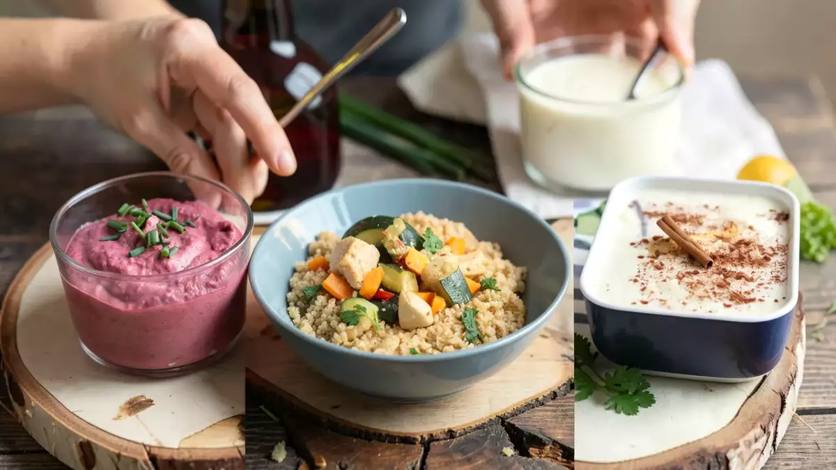 Menu sans gluten, 6 octobre : des verrines colorées, un quinoa savoureux et un riz au lait réconfortant