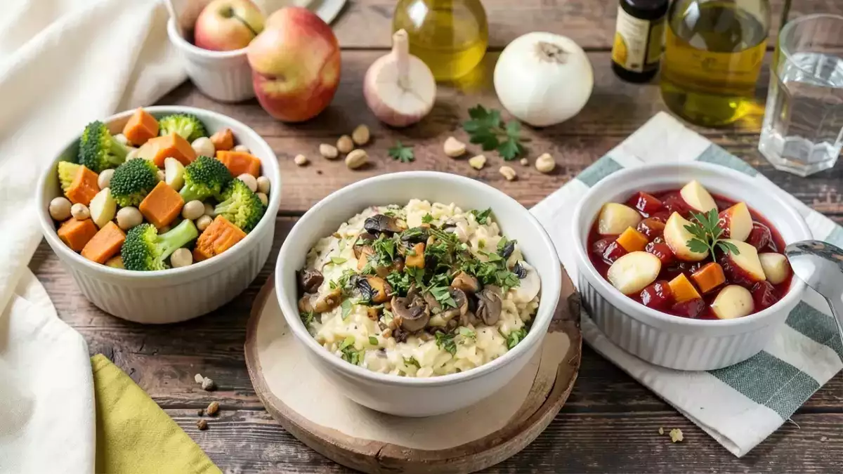 Menu sans gluten, 8 octobre : butternut, risotto crémeux et compote de pomme