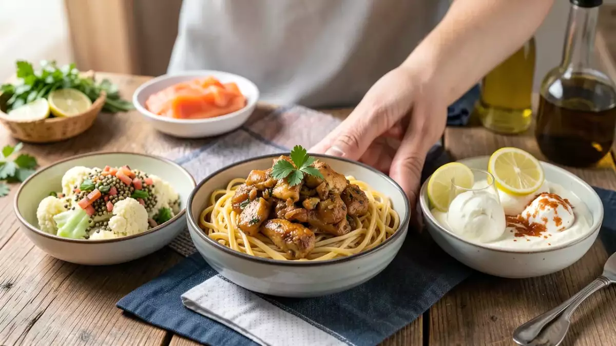 Menu sans gluten, 11 octobre : crème de chou-fleur, poulet au gingembre et mousse au citron