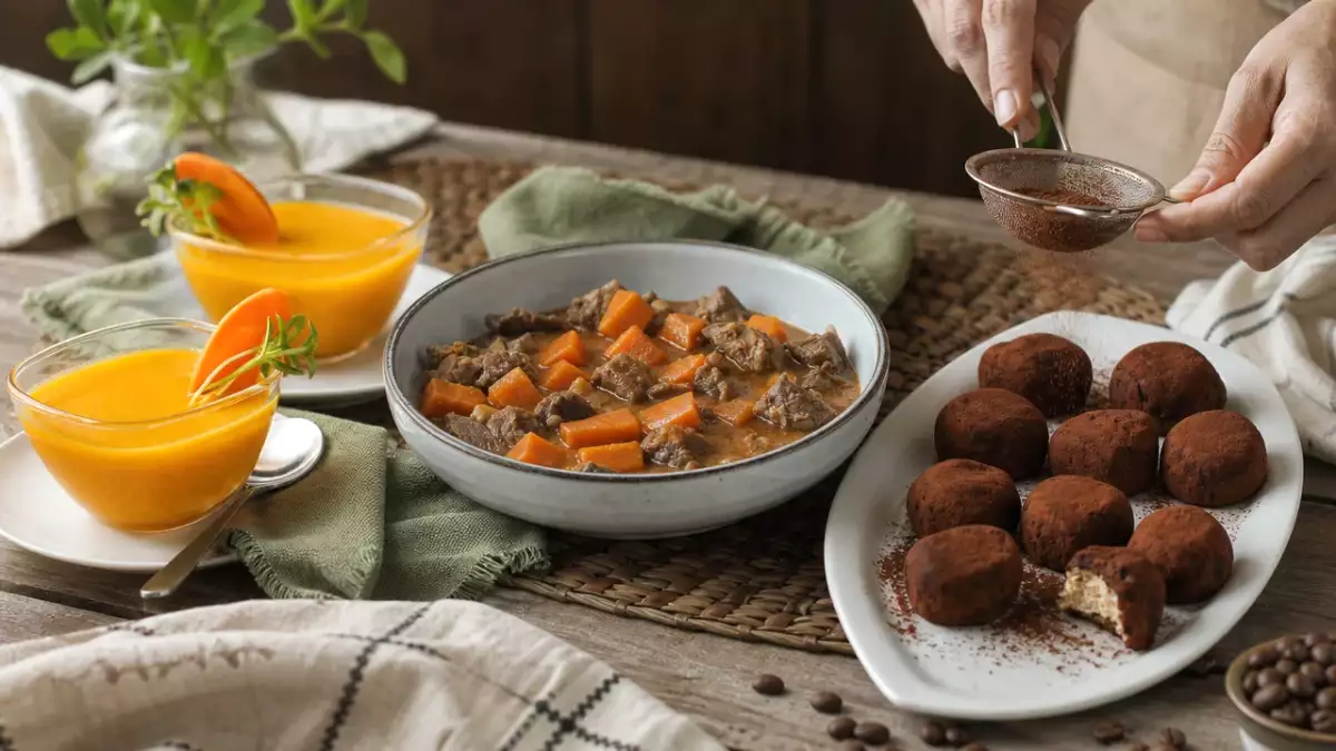 Menu du jour, 27 octobre : une soupe réconfortante, un plat savoureux et un dessert irrésistible
