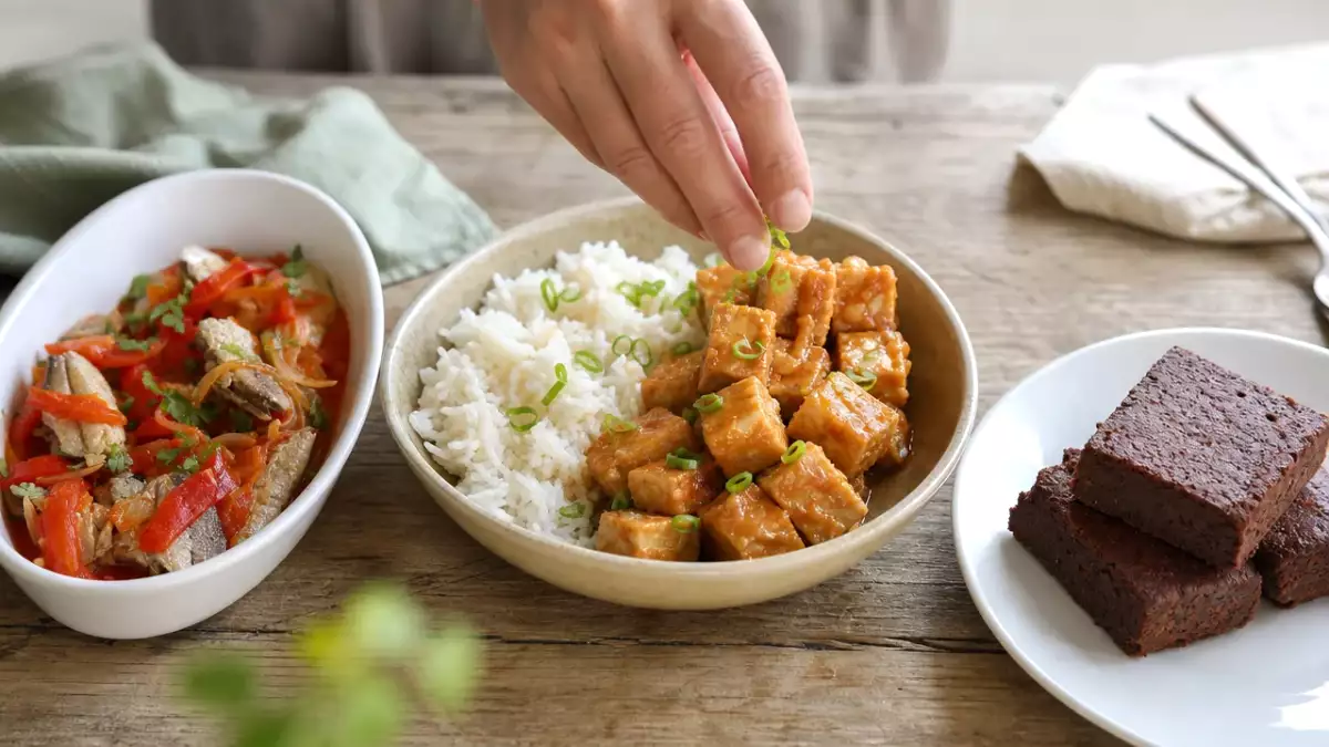 Menu du jour, 6 octobre : sardines en escabèche, tofu général tao et brownie protéiné