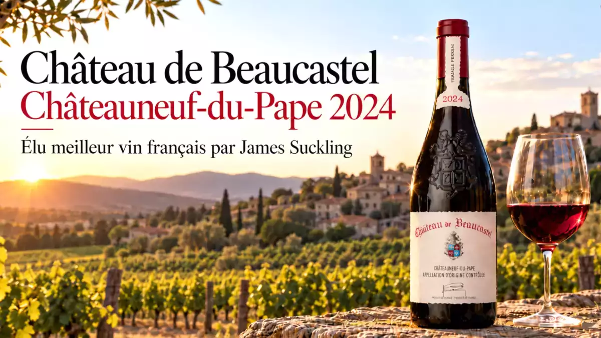 Ce Châteauneuf-du-Pape a été élu meilleur vin français par James Suckling : voici pourquoi il fascine autant