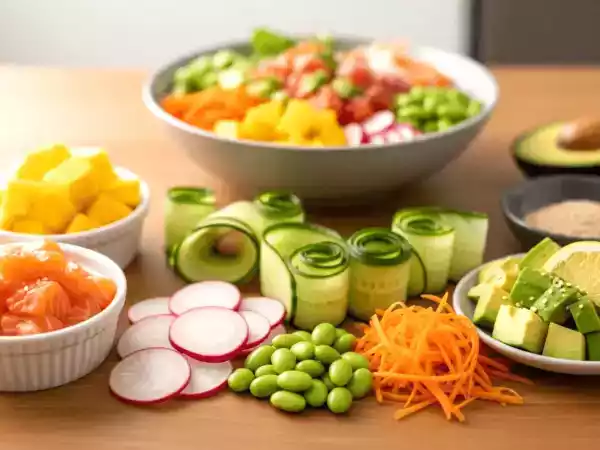 Le poké bowl au saumon : la recette fraîche et colorée noté 4, 7/5 qui va sauver vos déjeuners d'été