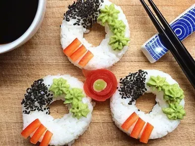 Le sushi-donut, la nouvelle variante de l'indémodable sushi!