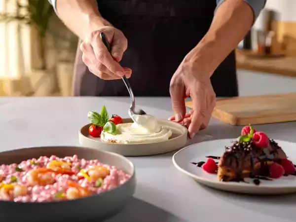 Menu du jour, 11 mai : un cheesecake salé, un risotto aux crevettes et des franuis gourmands