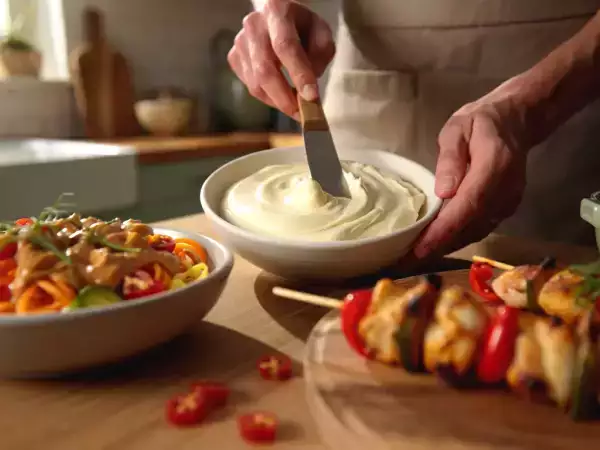 Menu du jour, 25 mai : une salade légère, des brochettes savoureuses et un cheesecake irrésistible