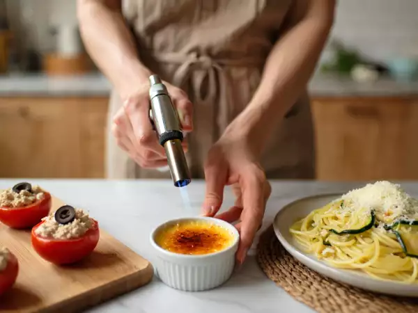 Menu du jour, 9 juin : un festin de tomates farcies, carbonara végétarienne et crème brûlée aux spéculoos