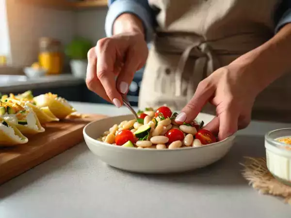 Menu du jour, 14 juin : une explosion de saveurs avec salade, pâtes et flan coco