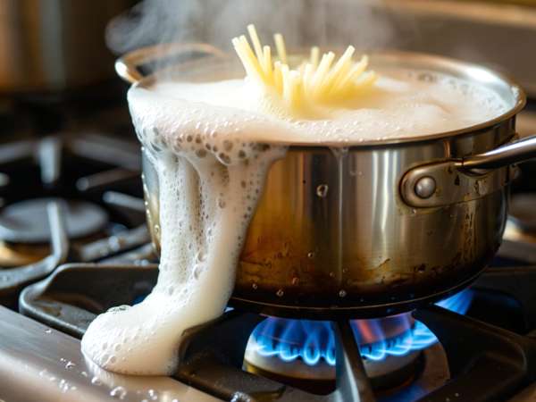 Pourquoi l’eau des pâtes déborde-t-elle toujours ? La raison est plus surprenante qu’on ne le pense