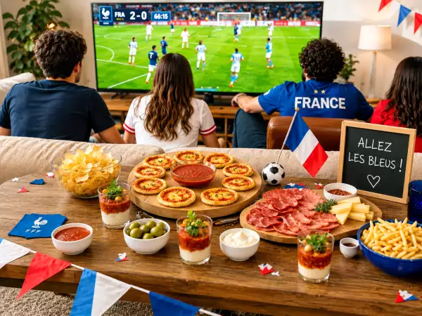 Coupe du monde : 42 idées de recettes pour un apéro 100 % convivial devant le match des Bleus !