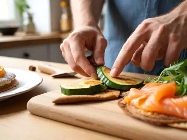 Menu du jour, 27 juillet : croquettes de courgettes, galette de sarrasin et oranais