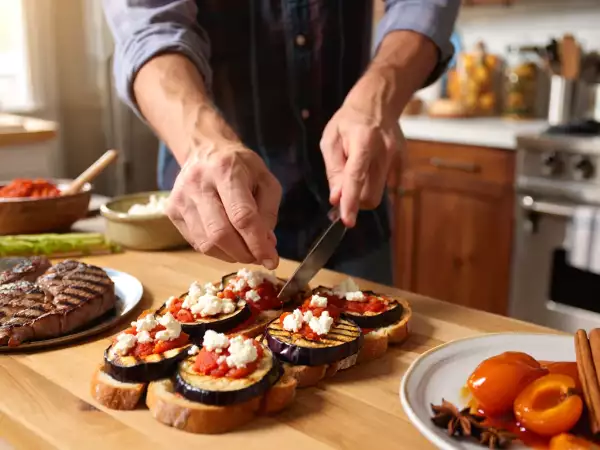 Menu du jour, 15 juillet : délices estivaux avec aubergine, boeuf et abricots