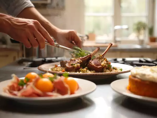 Menu du jour, 11 juillet : billes de melon au porto, côtes d'agneau au barbecue et gâteau moelleux
