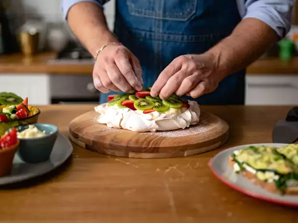 Menu sans gluten, 27 juillet : bols de tortillas, sandwichs de courgettes et pavlova exotique
