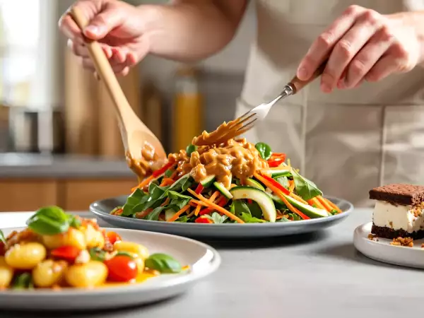 Menu végétarien, 9 juillet : salade colorée, gnocchi fondants et sandwichs glacés au speculoos