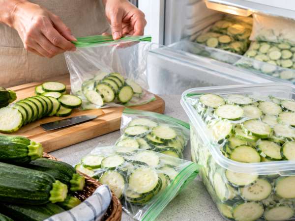 Courgettes au congélateur : le geste à ne surtout pas zapper pour éviter l’effet éponge