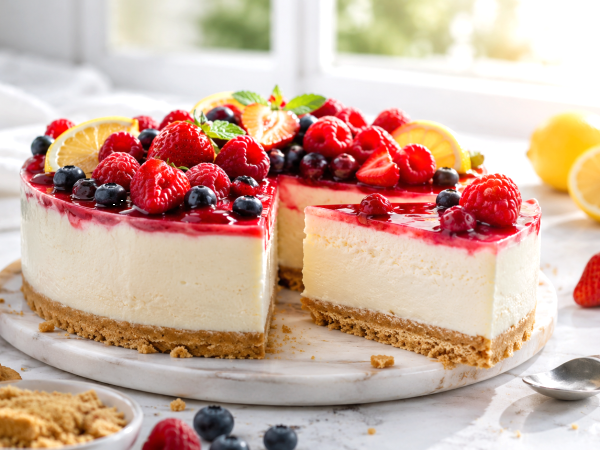 Cheesecake sans cuisson : la recette fraîche et facile qui sauve toutes les envies gourmandes