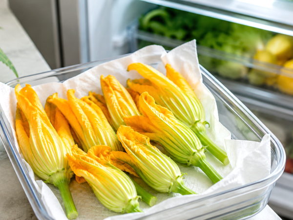 Comment conserver les fleurs de courgette sans les retrouver toutes fanées?