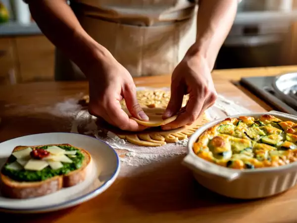 Menu végétarien, 21 août : toasts colorés, clafoutis savoureux et biscuits réconfortants