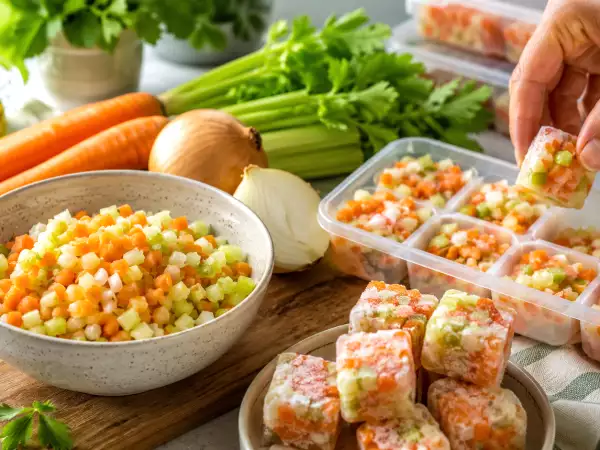 Céleri, carottes, oignons : préparez cette base aromatique à congeler pour gagner du temps pendant des mois