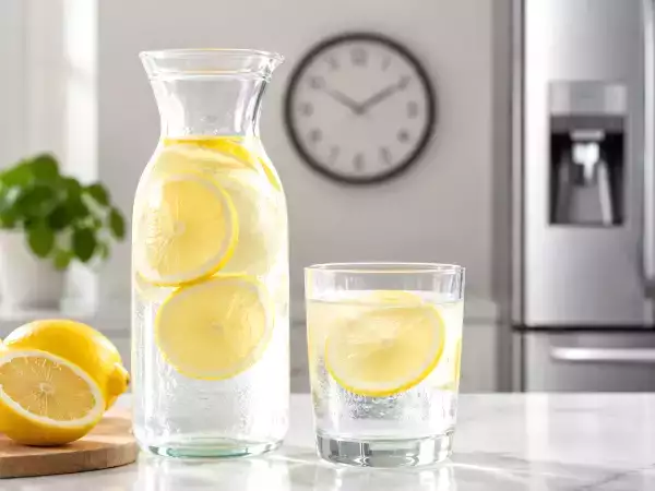 Vous préparez votre eau citronnée à l'avance ? Voici après combien d'heures il vaut mieux ne plus la boire