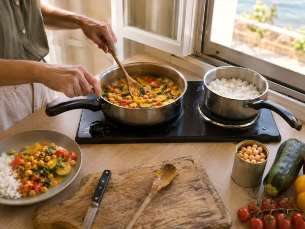 7 dîners faciles à préparer en location de vacances, même avec une cuisine presque vide