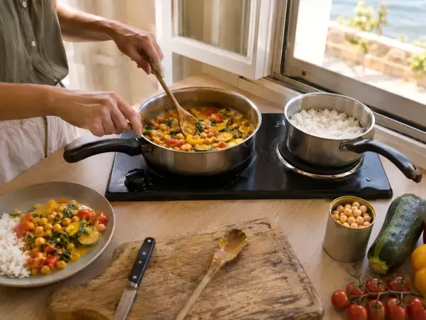 7 dîners faciles à préparer en location de vacances, même avec une cuisine presque vide