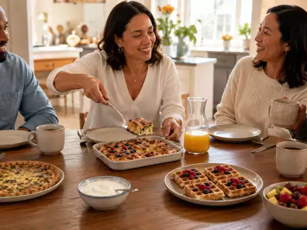 Brunch maison : choisissez un grand plat à partager plutôt que six recettes à préparer