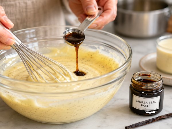 Les gousses de vanille sont trop chères ? La pâte de vanille peut faire le travail dans ces desserts