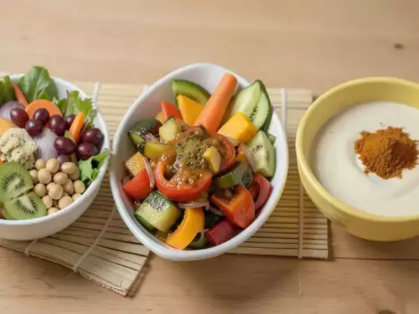 Menu végétarien, 14 octobre : une explosion de saveurs avec des légumes et fruits frais