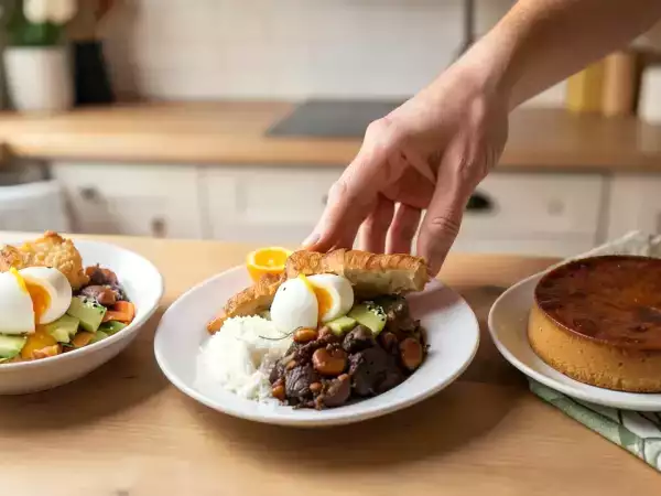 Menu sans gluten, 27 octobre : un repas savoureux avec des œufs mollets, un bœuf bourguignon réconfortant et un flan coco irrésistible