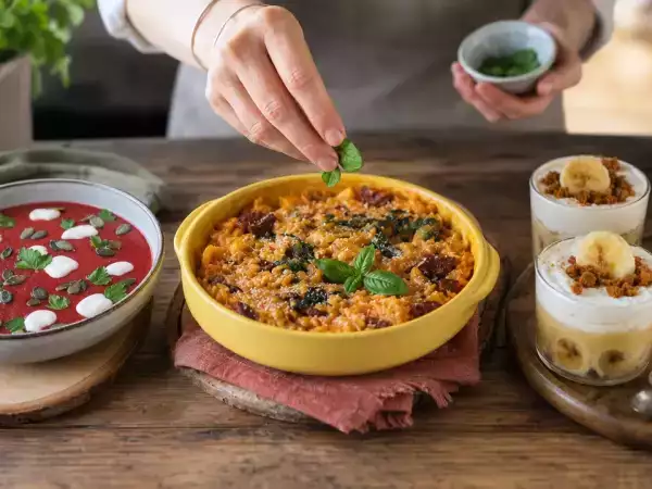 Menu du jour, 10 octobre : une soupe colorée, un plat réconfortant et un dessert gourmand