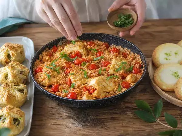 Menu du jour, 5 octobre : mini feuilletés aux épinards, one pot poulet et biscuits au citron vert