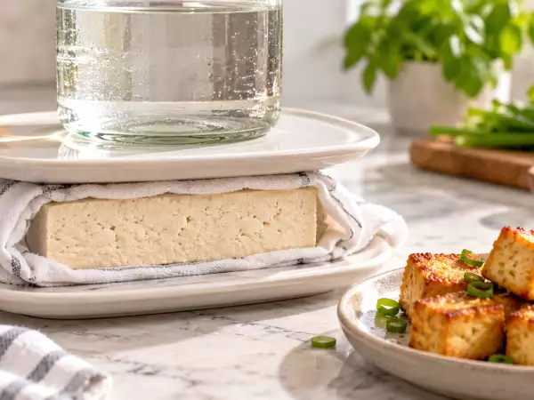 Comment presser le tofu sans presse pour mieux le faire dorer