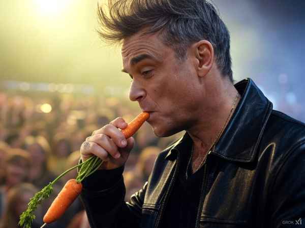 Le changement brutal de régime alimentaire de Robbie Williams, contraint par sa santé fragile !