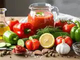 Dossiers: Gaspacho maison : la recette andalouse facile et onctueuse noté 4, 8/5 sur ptitchef