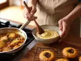 Dossiers: Menu sans gluten, 29 mai : hummus à l'ail rôti, un colombo de poisson savoureux et des muffins au cœur chocolaté