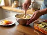 Dossiers: Menu végétarien, 6 juin : un voyage de saveurs avec des oeufs au paprika, des lasagnes aux épinards et des chouquettes